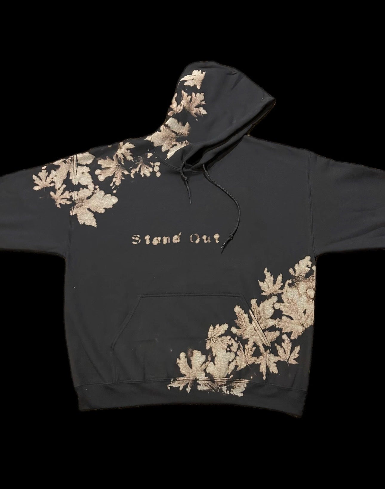 Leaf Stamped Hoodies
