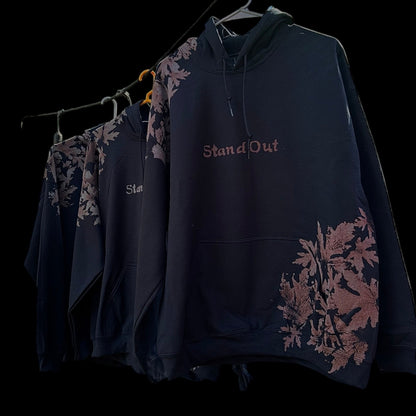 Leaf Stamped Hoodies
