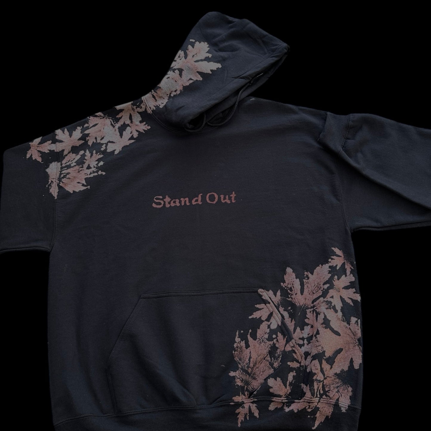 Leaf Stamped Hoodies